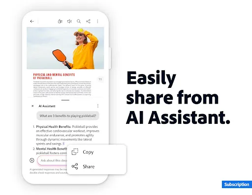 Adobe Acrobat Reader: Edit PDF screenshot