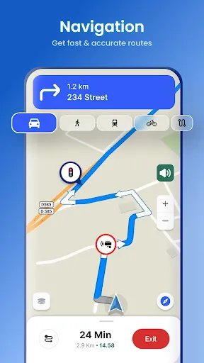 Satellite View - Maps - Radar screenshot