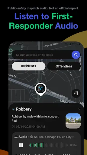 CrimeRadar: Dispatch Alerts screenshot