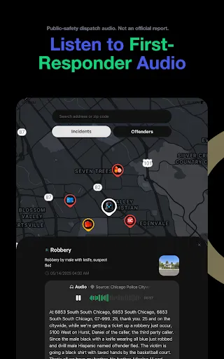 CrimeRadar: Dispatch Alerts screenshot