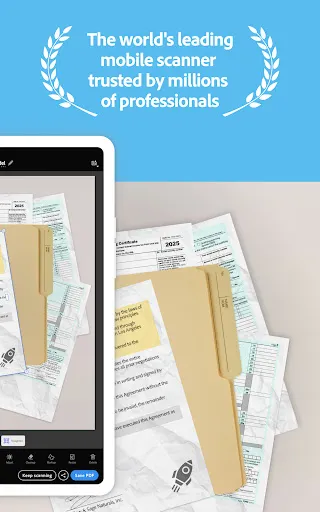 Adobe Scan AI PDF Scanner, OCR screenshot