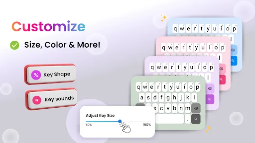 Big Keyboard: Easy Homescreen screenshot