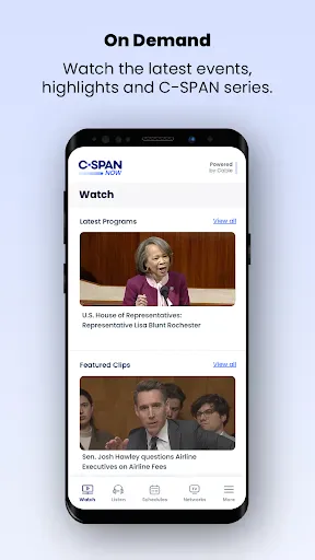 C-SPAN Now screenshot