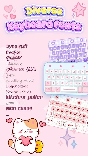 Keyboard Themes: Emoji Fonts screenshot