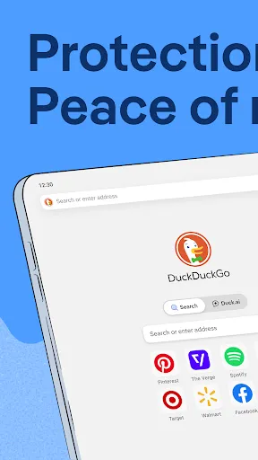 DuckDuckGo, Duck.ai, & VPN screenshot
