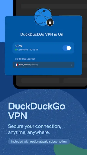 DuckDuckGo, Duck.ai, & VPN screenshot