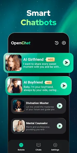 Open Chat - AI bot app screenshot