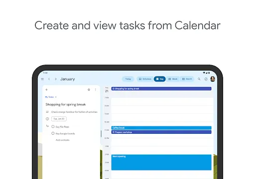 Google Tasks screenshot