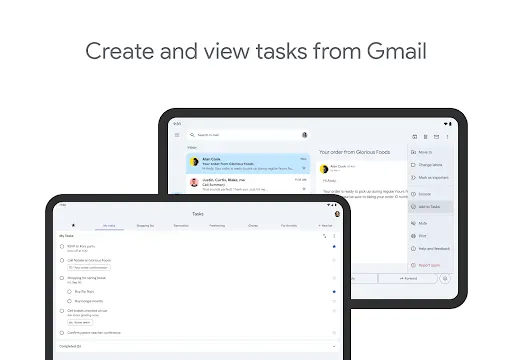 Google Tasks screenshot