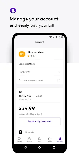 Xfinity screenshot