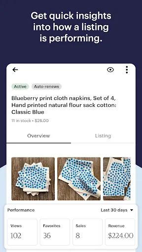 Etsy Seller: Manage Your Shop screenshot