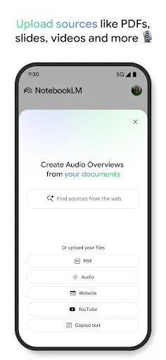 Google NotebookLM screenshot