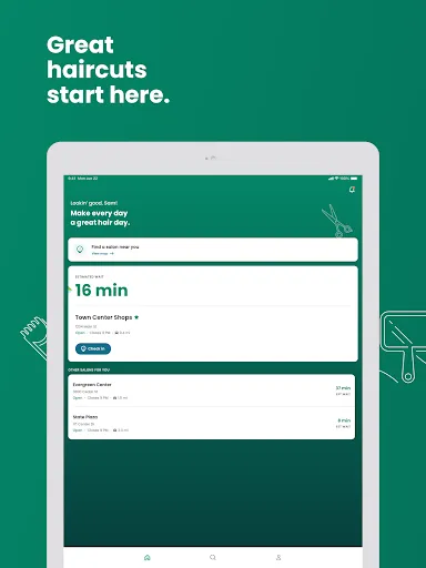 Great Clips Online Check-in screenshot