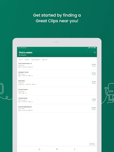 Great Clips Online Check-in screenshot
