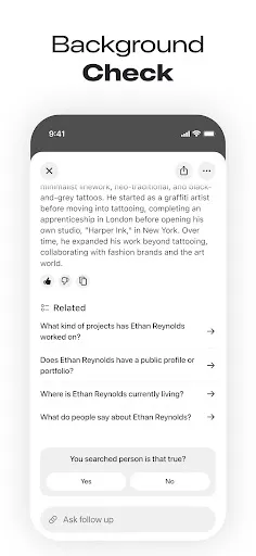 Deepsearch AI Search Assistant screenshot