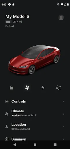 Tesla screenshot