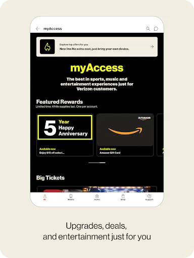 My Verizon screenshot