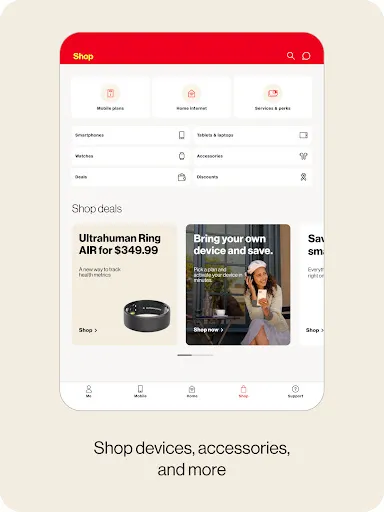 My Verizon screenshot