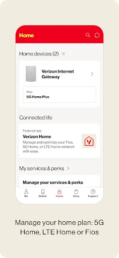 My Verizon screenshot