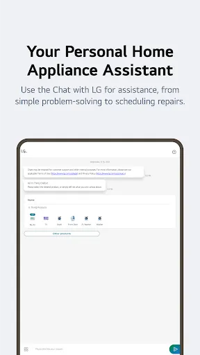 LG ThinQ screenshot