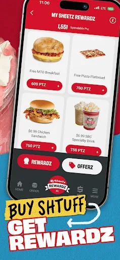 Sheetz Food Delivery & Rewards screenshot