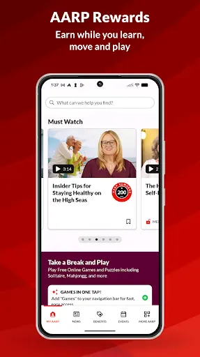 AARP Now screenshot
