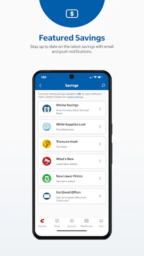 Costco Wholesale screenshot