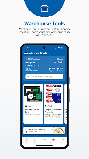 Costco Wholesale screenshot