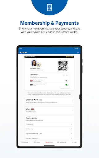 Costco Wholesale screenshot