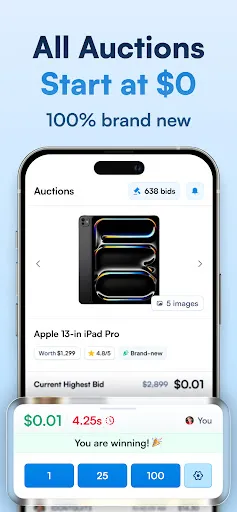DealDash - Bid & Save Auctions screenshot