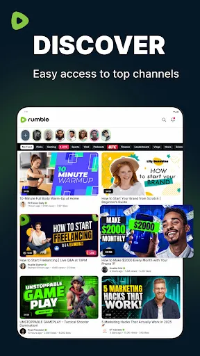 Rumble: Stream & Watch Videos screenshot