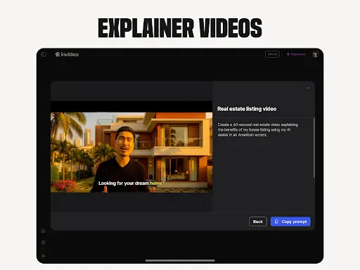 invideo AI: AI Video Generator screenshot