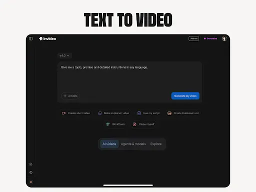 invideo AI: AI Video Generator screenshot